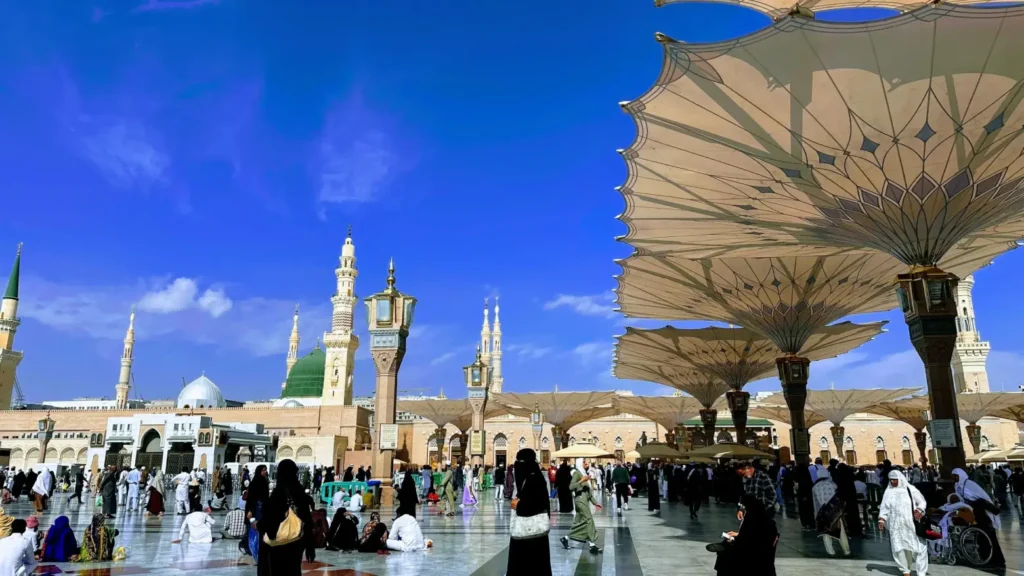 Masjid Nabawi in Madinah — second sacred city for Umrah pilgrims