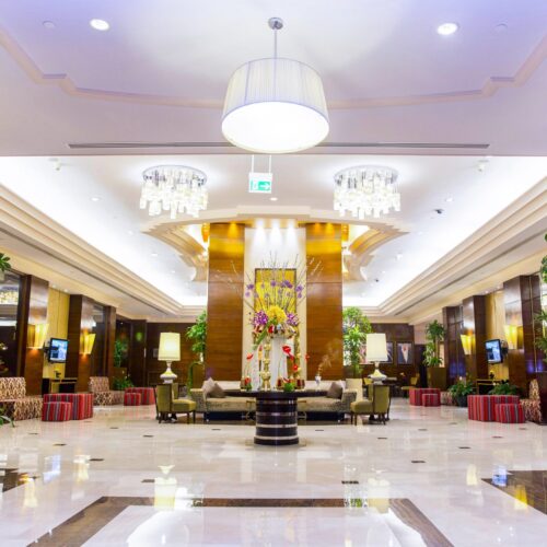 Raffles Makkah Palace hotel exterior near Masjid al-Haram