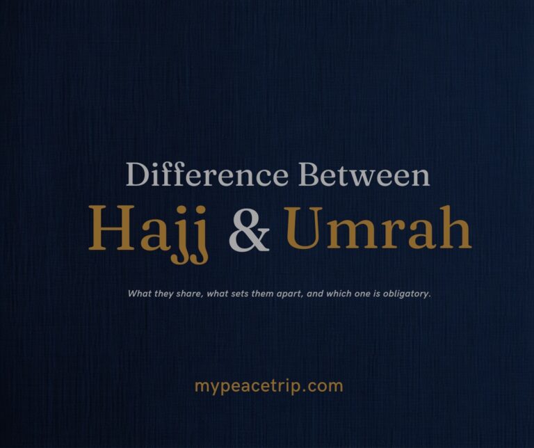 Difference between Hajj and Umrah comparison guide for UK pilgrims